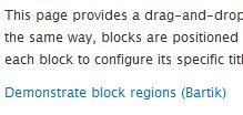 demonstrate regions